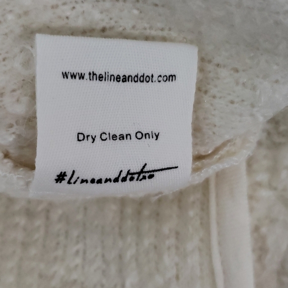 LINE & DOT Lace Up Ivory Sweater - Picture 8 of 10